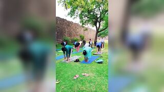 Morning Advance Yoga Session ???? ????????✅Lohagad Kila Bharatpur Rajasthan ????