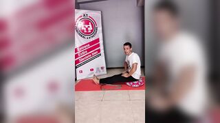 Estira Isquiotibiales asistido con Cinturón - #tutorial #estiramientos #isquiotibiales #stretching