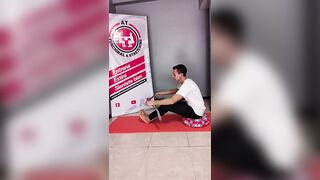 Estira Isquiotibiales asistido con Cinturón - #tutorial #estiramientos #isquiotibiales #stretching