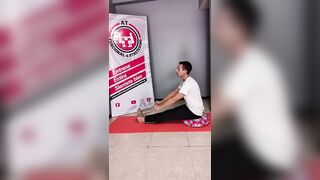 Estira Isquiotibiales asistido con Cinturón - #tutorial #estiramientos #isquiotibiales #stretching