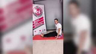 Estira Isquiotibiales asistido con Cinturón - #tutorial #estiramientos #isquiotibiales #stretching