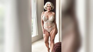 Natural Older Women Over 50: Satin Lingerie | Fashion Story