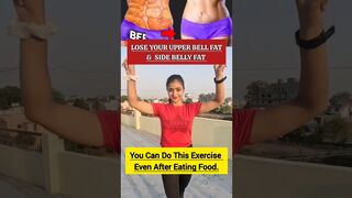 Lose Your Upper Belly Fat ✅???? #yogeshwari #weightloss #fatloss #fitness #motivation #yoga #tips