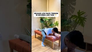 RELEASE LOWER BACK TENSION IN SECONDS!! ???????????? #lowbackpain #lowbackpainrelief #stretching #yoga