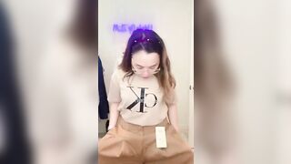 [4K] Transparent Clothes with Olivia | See-Through Try On Haul At The Mall