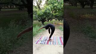 hasta Uttanasana/ raised arm pose/ yoga for healthy body/ flexible body/#yoga #ytshorts #viral #fit