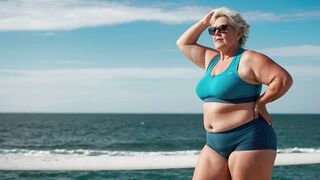 Natural Plus Size, Older woman over 60????in lingerie #beauty #style