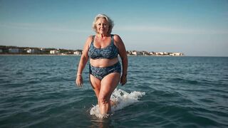 Natural Plus Size, Older woman over 60????in lingerie #beauty #style