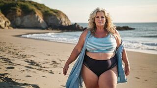 Natural Plus Size, Older woman over 60????in lingerie #beauty #style