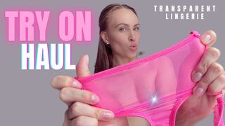 ????????PINK TRANSPARENT LINGERIE | NEON FISHNET!