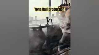 Yoga ball manufacturing factory ???? how to make a yoga ball#fitness #products