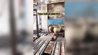 Yoga ball manufacturing factory ???? how to make a yoga ball#fitness #products