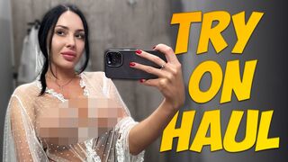 [4K] Try On Haul Transparent Clothes | See through clothes