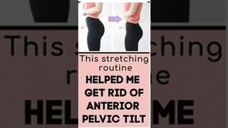 Stretching Exercises to Get Rid Of Anterior Pelvic Tilt #shorts#shortvideo#youtubeshorts#viral#trend