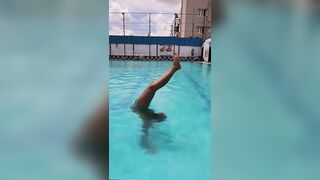 Stretching Handstand #stretching #flexibility #handstandhold #workout #shorts #reel #viral