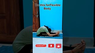 Do flexible body with lots of benefits????#yoga #paschimottaasana