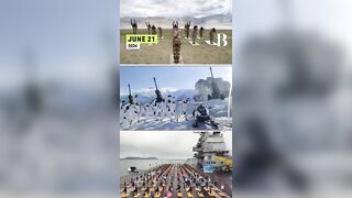 Indian Armed Forces Celebrate International Yoga Day 2024 #yoga #yogaday