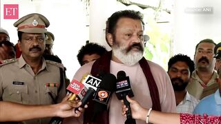 Suresh Gopi performs yoga asanas on International Yoga Day in Thiruvananthapuram