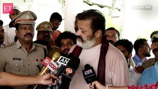 Suresh Gopi performs yoga asanas on International Yoga Day in Thiruvananthapuram