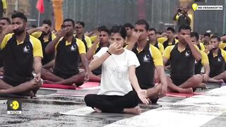 International Yoga Day: Indian Navy’s Sea warriors perform Yoga on Indian Naval ships | WION