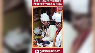 CM Dhami's 'picture Perfect' Yoga & Puja | India Today News