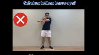 Stretching atau pemanasan? #warmup #stretching #latihan #olahraga #pemanasan