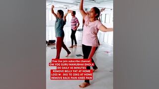 OM YOGA AEROBICS | DO DAILY 45 MINUTES | REMOVE BELLY FAT AT HOME | LOSS WEIGHT 5KG TO 25KG AT HOME