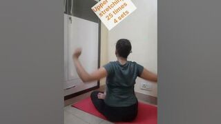 #shorts#youtube shorts#upper body stretching#chest opening#side fat stretching#spie strengthing#yoga