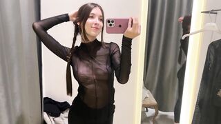 [4K] TRANSPARENT TRY ON HAUL OUTFIT | Natural Body