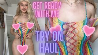 [4K] TRY ON HAUL CLOTHES | VERY TRANSPARENT AND SEE THROUGH | DRESS | NO BRA | 2024