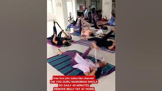 OM YOGA AEROBICS | DO DAILY 45 MINUTES | REMOVE BELLY FAT AT HOME | REMOVE HIP FAT THIGH FAT AT HOME