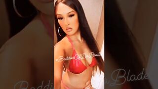 #BaddiesOfDaBlade sexy Latina in red lingerie getting out-of-pocket on Figueroa Street