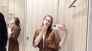 [4K] ???? Transparent Try on Haul with Dolly ????