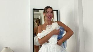 4K] Transparent Tops No Bra Try on Haul with MsBella