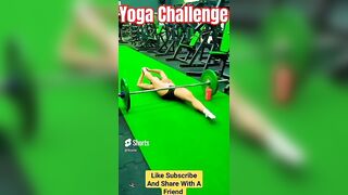 Yoga stretching Challenge #shorts #yoga #challenge #fitness #viral #trending #fyp