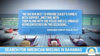 American woman vanishes from yoga retreat in the Bahamas