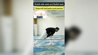 Stretch Side Waist and Flexible Back || Stretch the whole body in one movement || Martial Arts