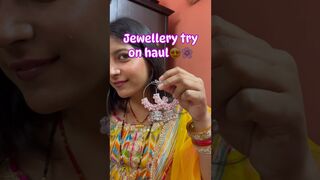 Earings try on haul???? #shortsvideo #shortsviral #shorts #trending #earings #haul