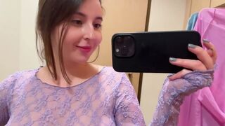 [4K] See-Through Clothes Try on Haul _ Transparent Fabric _ No Bra Trend