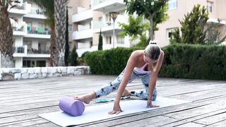 Leg-Split stretching routines | Gymnast stretches flexibility