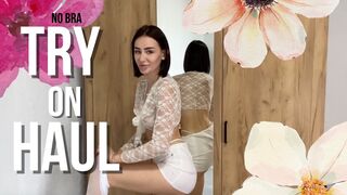 [4K] Transparent Try On Haul | See-Through Get Ready With Me (2024)