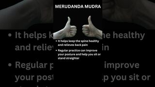 Merudanda Mudra, effective mudra #yoga #yogaforbeginners #mudra #spiritual #meditation #backpain