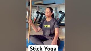 Yoga with Stick Flexibility | #yoga #stick #flexibility #shorts #reels #sribodygranite