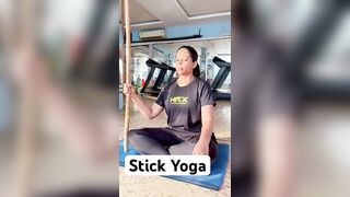 Yoga with Stick Flexibility | #yoga #stick #flexibility #shorts #reels #sribodygranite