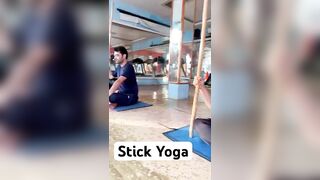 Yoga with Stick Flexibility | #yoga #stick #flexibility #shorts #reels #sribodygranite