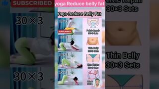 yoga Reduce belly fat at home #fitness #viral #shortvideo