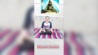 Yoga posture inspired by God????????#yogagirl #yogapractice #youtubeshorts #Navya pal29 #shorts #viral