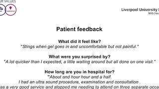 Visiting Royal Liverpool University Hospital for a flexible cystoscopy