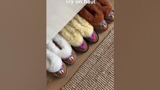 Try on haul #shorts #slippers