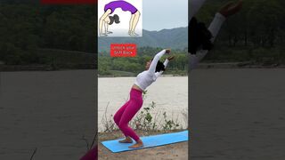 Keep trying for Chakrasana ????‍♀️.#youtube #yoga #viral #shorts